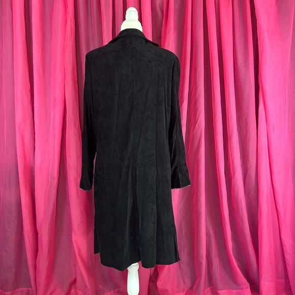 Vintage 80s Ultra Dress NY leopard button down long jacket, 16 - Picture 2 of 6